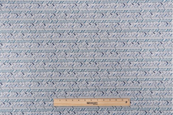 Bella Dura Arizona Woven Polyolefin Outdoor Fabric in Peacock
