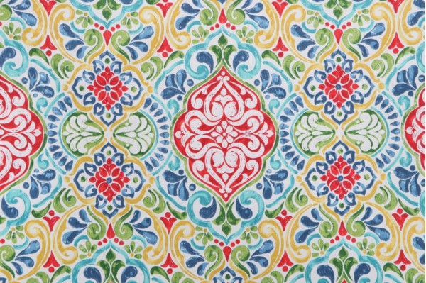 Click for 4.25 Yards Richloom Fiorella Printed Polyester Outdoor Fabric in Multi Richloom Fiorella Printed Polyester Outdoor Fabric in Multi