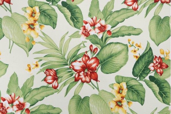 Richloom Davilla Printed Polyester Outdoor Fabric in Garden 