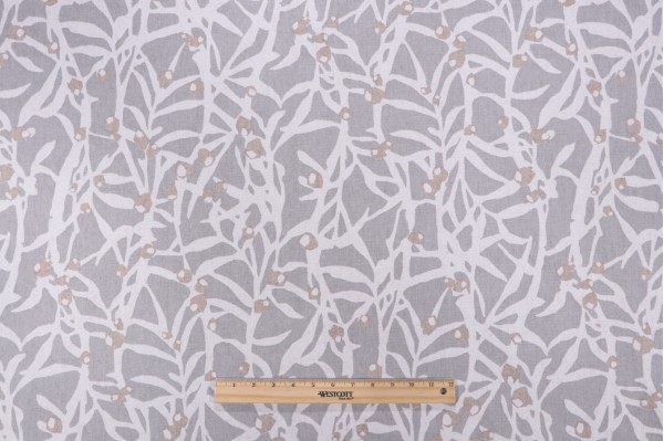 Click for 11 Yards PK Lifestyles Origami Branch Printed Cotton Drapery Fabric in Platinum PK Lifestyles Origami Branch Printed Cotton Drapery Fabric in Platinum