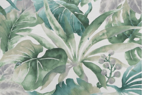 P Kaufmann Islandia Printed Cotton Drapery Fabric in Everglades 