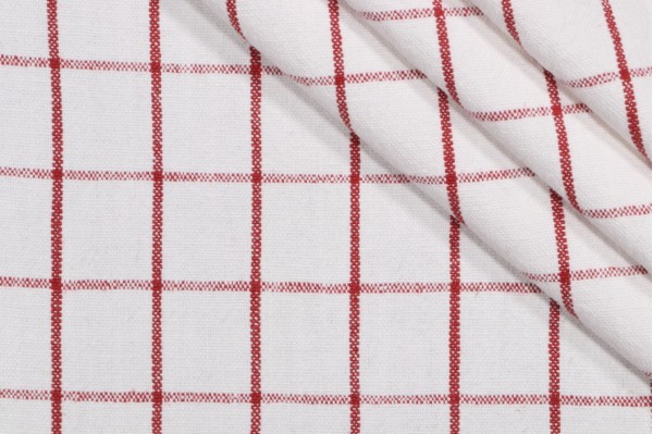 PK Lifestyles Weston Grid Woven Upholstery Fabric in Peppermint