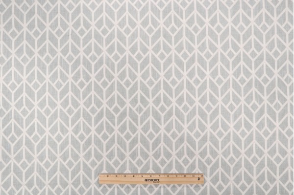 PK Lifestyles Key Elements Embroidered Decorator Fabric in Mist