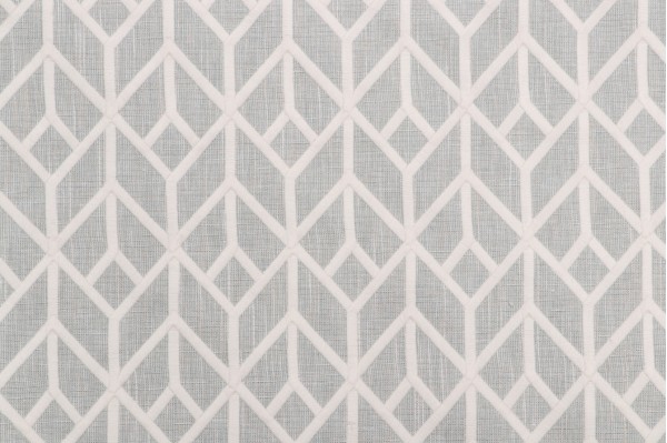 PK Lifestyles Key Elements Embroidered Decorator Fabric in Mist