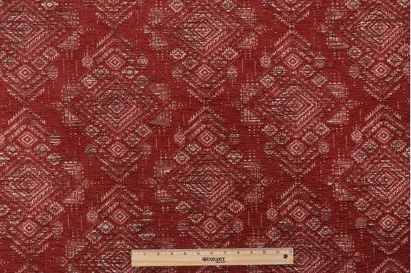 Click for PK Lifestyles Grand Tour Woven Chenille Upholstery Fabric in Brick  PK Lifestyles Grand Tour Woven Chenille Upholstery Fabric in Brick