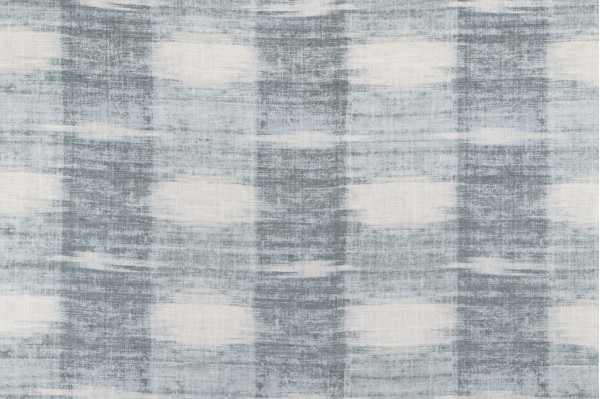 Click for PK Lifestyles Sashika Plaid Printed Linen Blend Drapery Fabric in Lagoon  PK Lifestyles Sashika Plaid Printed Linen Blend Drapery Fabric in Lagoon
