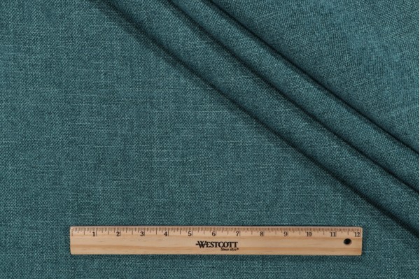 P Kaufmann Tweed Performance Woven Chenille Upholstery Fabric in Peacock 
