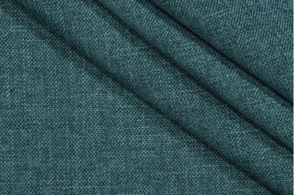 P Kaufmann Tweed Performance Woven Chenille Upholstery Fabric in Peacock 