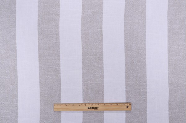 Sample of P Kaufmann Freeport Woven Linen Decorator Fabric in Stone 