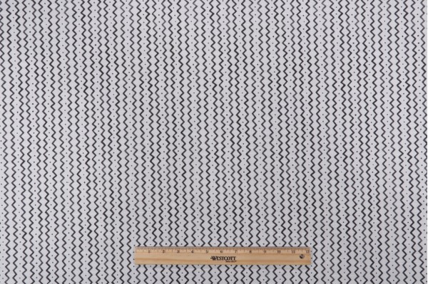 PK Lifestyles Trailing Printed Cotton Drapery Fabric in Charcoal 