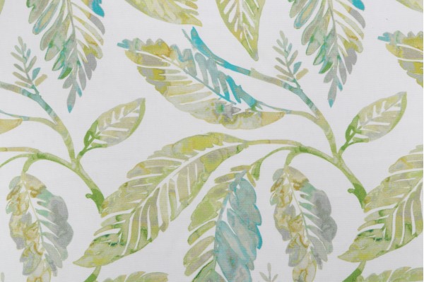 PK Lifestyles Creative Flow Printed Cotton Drapery Fabric in Palm 