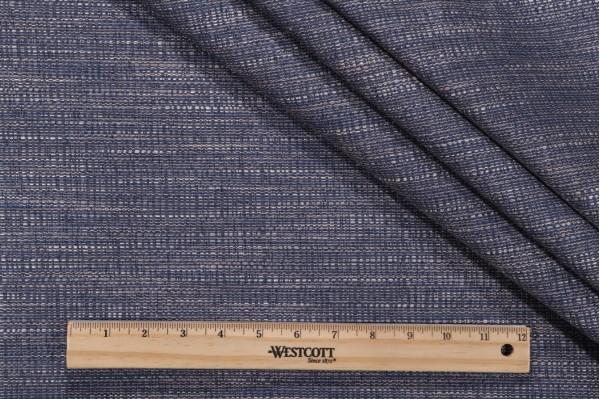 PK Lifestyles Dapper Woven Upholstery Fabric in Indigo 