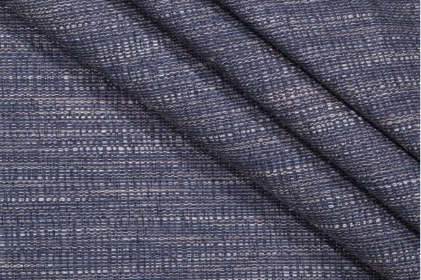 PK Lifestyles Dapper Woven Upholstery Fabric in Indigo 