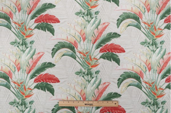 Click for Tommy Bahama Banana Leaves Printed Polyester Outdoor Fabric in Jade  Tommy Bahama Banana Leaves Printed Polyester Outdoor Fabric in Jade