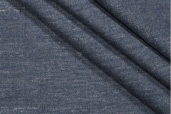 P Kaufmann Augustino Woven Decorator Fabric in Blue Smoke 