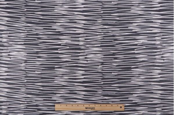 Studio NYC Pirr Printed Cotton Drapery Fabric in Nightfall 