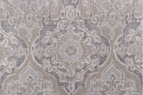 Waverly Izmir Rug Tapestry Upholstery Fabric in Cloud 