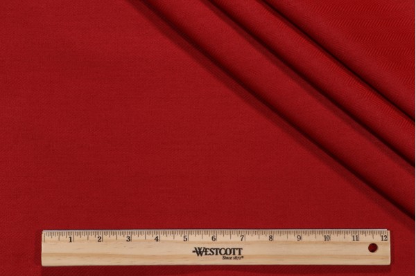 PK Lifestyles Herringbone Woven Polypropylene Outdoor Fabric in Red 
