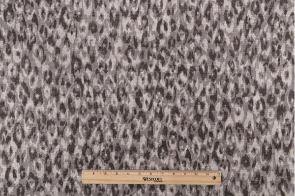 P Kaufmann Kato Printed Cotton Blend Drapery Fabric in Caraway 