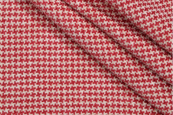 Sample of P Kaufmann Dunbar Woven Chenille Upholstery Fabric in Fuchsia 