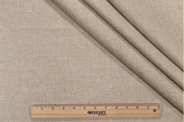 Sample of P Kaufmann Alessandro Woven Decorator Fabric in Stoneware 