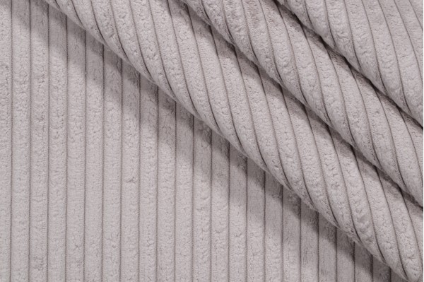 PK Lifestyles Corduroy Fur Woven Faux-Fur Decorator Fabric in Grey 