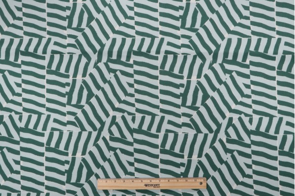 Bryant Fabrics Ziomara Printed Polyester Outdoor Fabric in Green 