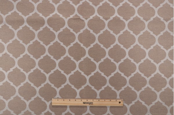 Bryant Fabrics Ogee Woven Outdoor Fabric in Toffee 