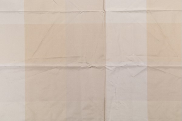 Grey Watkins Mumbai Check Silk Decorator Fabric in Mushroom for Scalamandre