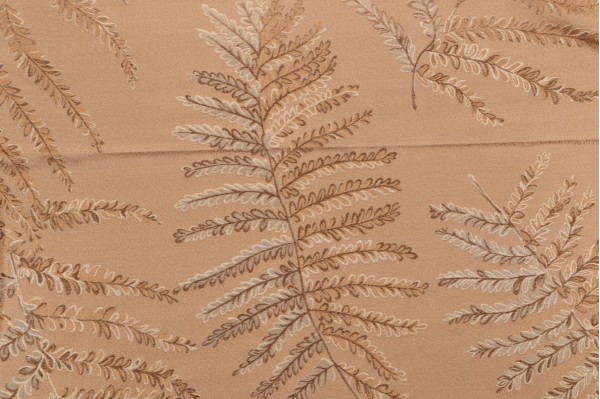 Fonthill Woodside Fern Woven Decorator Fabric in Canyon for Scalamandre