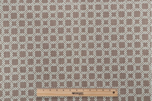 Bernard Thorp Oski on Oatmeal Linen Printed Flax Drapery Fabric in Meadow for Scalamandre