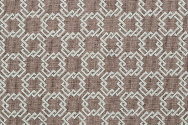 Bernard Thorp Oski on Oatmeal Linen Printed Flax Drapery Fabric in Meadow for Scalamandre