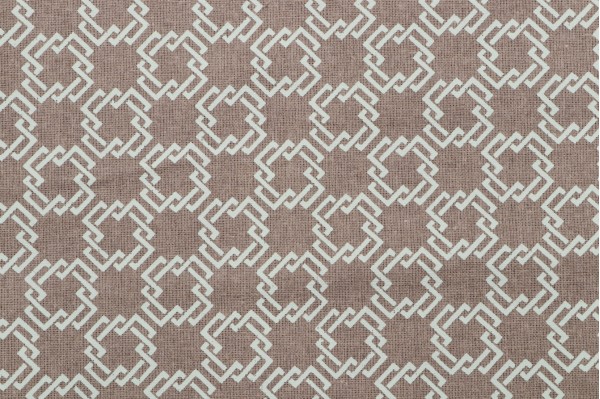 Bernard Thorp Oski on Oatmeal Linen Printed Flax Drapery Fabric in Meadow for Scalamandre