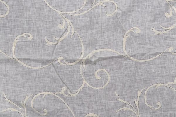 Fonthill Apollo Linen Sheer Drapery Fabric in Natural for Scalamandre