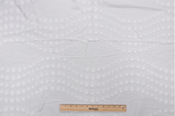 Fonthill Prosecco Woven Solution Dyed Acrylic Outdoor Drapery Weight Fabric in White for Scalamandre