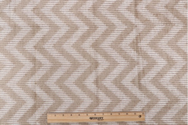 27.5''x36'' Fonthill Carnaby Woven Chenille Upholstery Fabric in Desert for Scalamandre