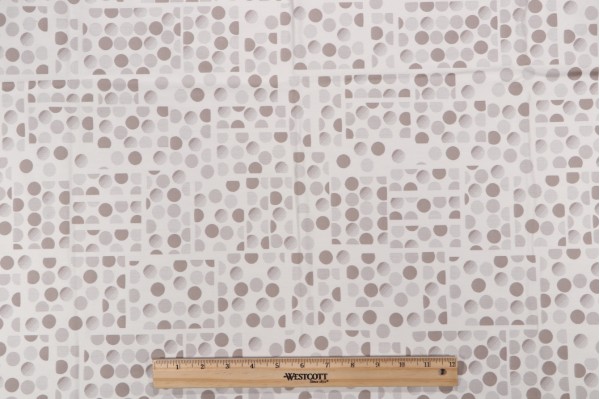 27''x35.5'' Lelievre Paris Frivole Woven Cotton Decorator Fabric in Mastic for Scalamandre