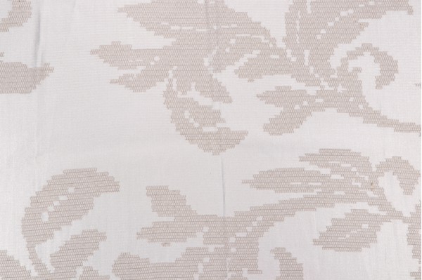 27''x36'' Lelievre Paris Asuka Woven Drapery Fabric in Craie for Scalamandre
