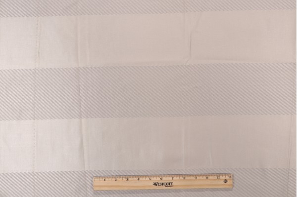28''x35'' Lelievre Paris Colonne Woven Drapery Fabric in Platine for Scalamandre