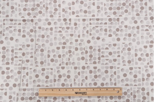 26.5''x35'' Lelievre Paris Frivole Woven Cotton Decorator Fabric in Mastic for Scalamandre