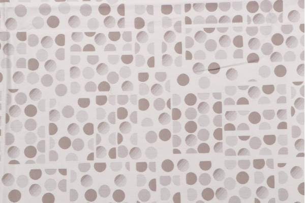 26.5''x35'' Lelievre Paris Frivole Woven Cotton Decorator Fabric in Mastic for Scalamandre