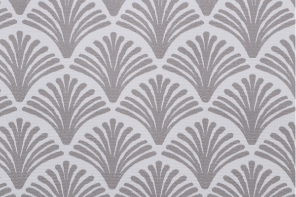Richloom Fan Printed Polyester Outdoor Fabric in Taupe