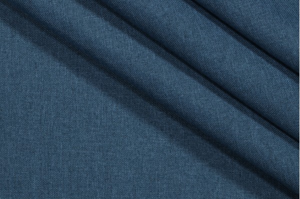 Solartex Woven Outdoor Fabric in Medium Blue