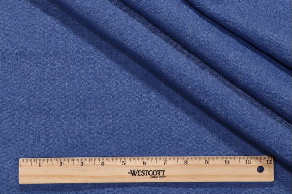 Solartex Canvas Woven Outdoor Fabric in Cobalt