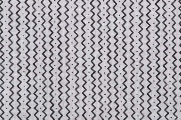 PK Lifestyles Trailing Printed Cotton Drapery Fabric in Charcoal