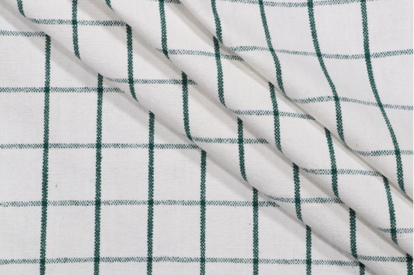 PK Lifestyles Weston Grid Woven Upholstery Fabric in Pine