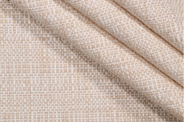 Crypton Coatigan High Performance Woven Upholstery Fabric in Cream