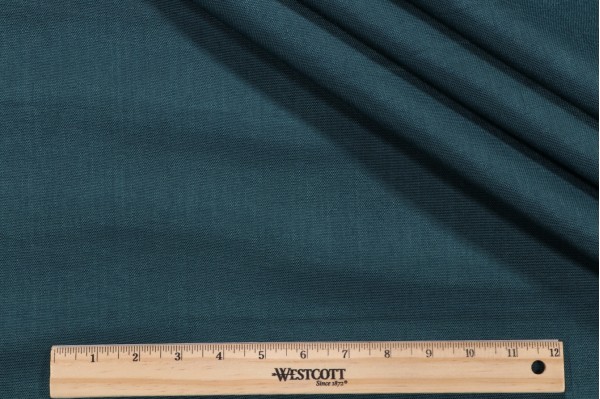 Solid Woven Outdoor Fabric in Deep Sea