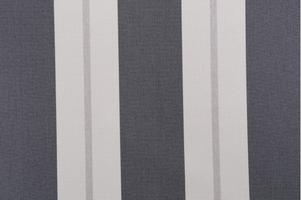 Click for 5.75 Yards Stripe Woven Outdoor Fabric in Char Stripe Woven Outdoor Fabric in Char