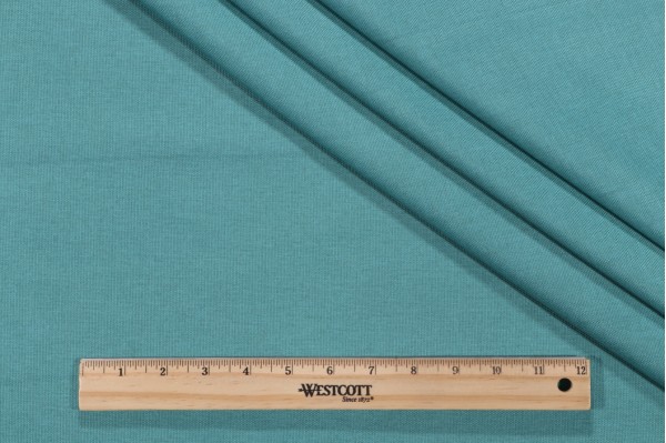 Solartex Peached Woven Outdoor Fabric in Turquoise